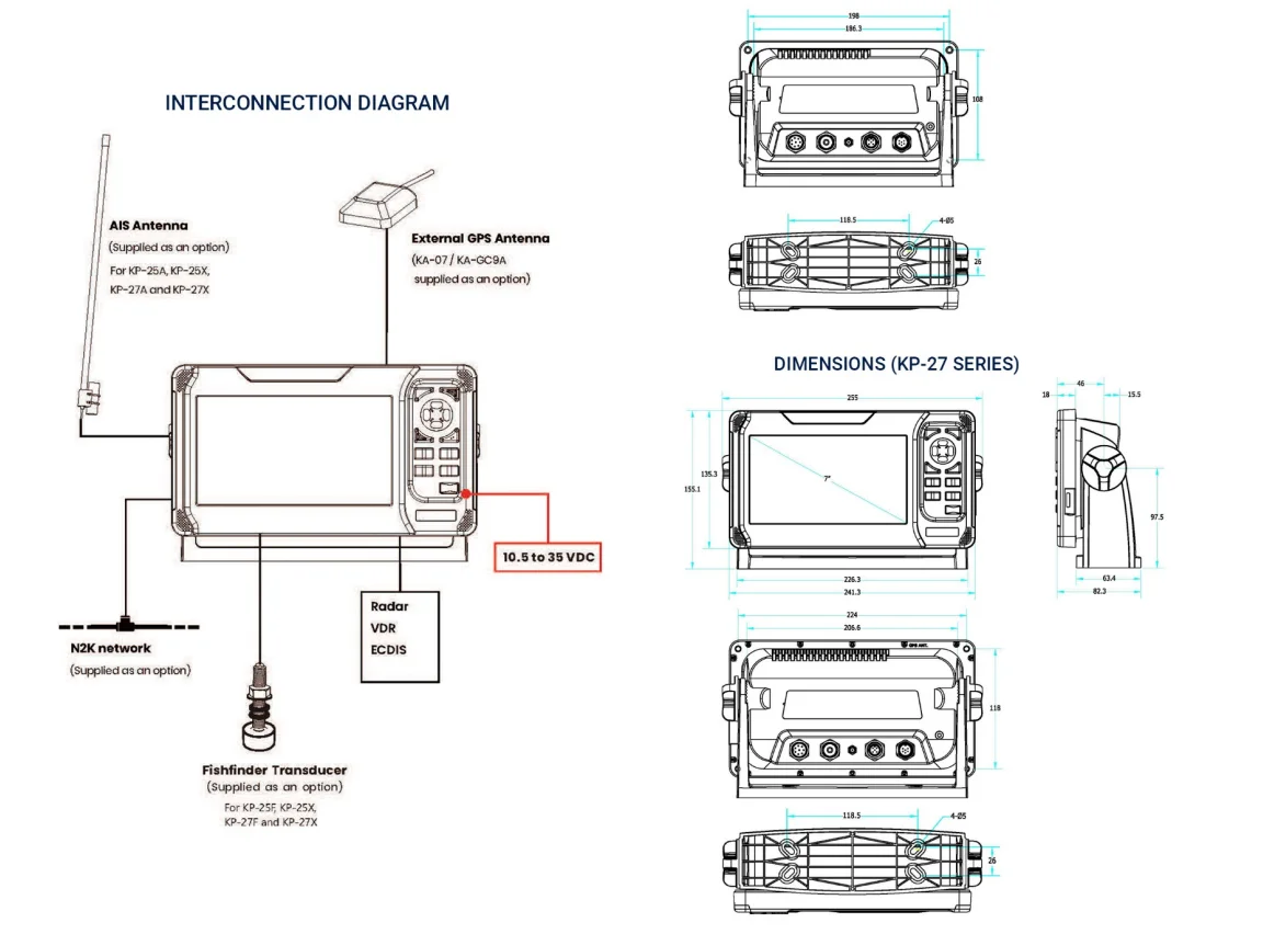 ONWA KP-27A Plotter grafico GP - Fish Finder Gps recensione e prezzo