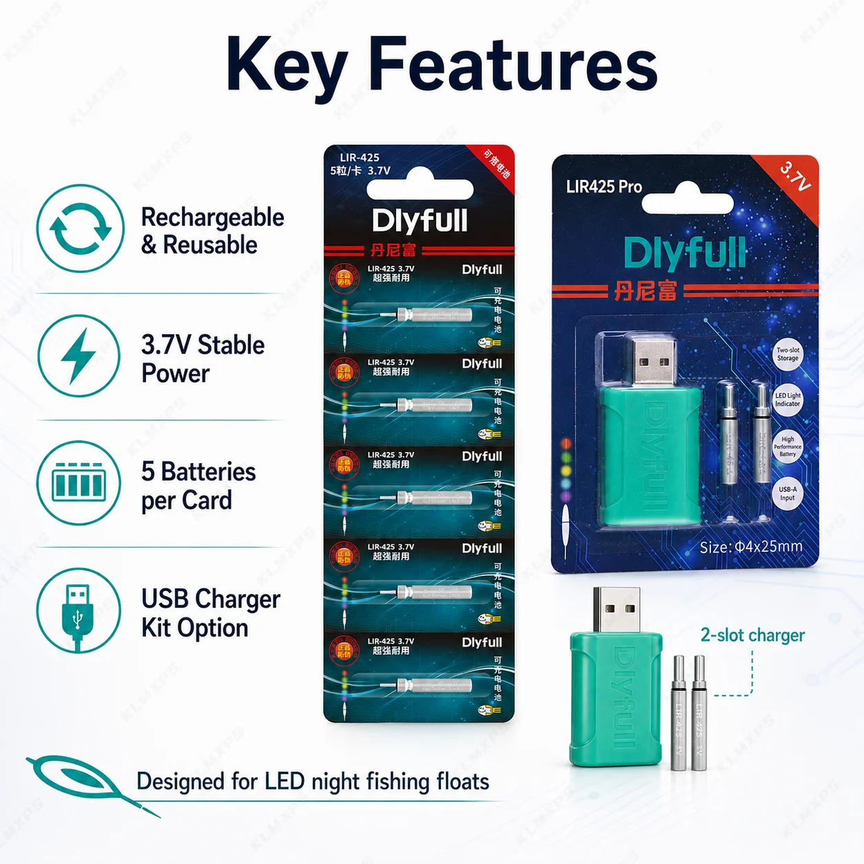 Batteria al litio ricaricabile - Fish Finder Charger recensione e prezzo